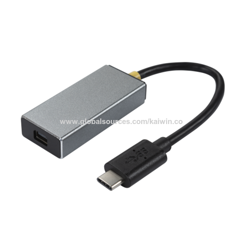 Mini USB Min B Female to USB 3.1 Type C Male Adapter Black