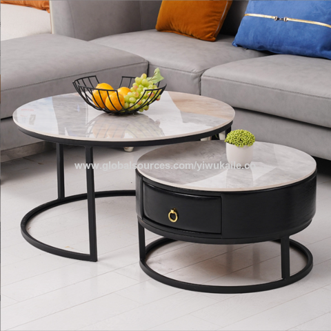 Table basse Petite table basse de maison Table basse moderne et minimaliste Salon Dalle de roche for sale at factory direct price