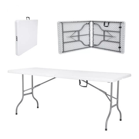 Buy Wholesale China White Banquet Plastic Folding Table 4ft 6ft 8ft ...