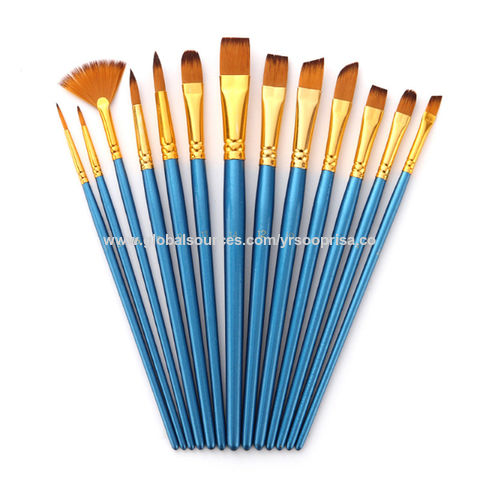 Paint brush set, 24 pieces of acrylic paint brushes, oil painting  watercolor acrylic paint brushes, human face rock painting art brushes,  children and