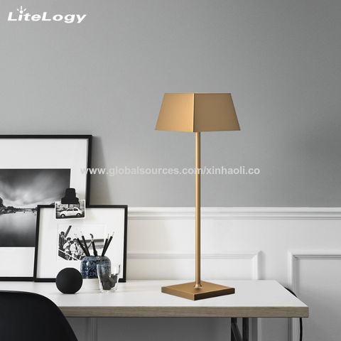 Lampe de table à batterie LED , avec lampe de lit sans fil à intensité  variable 8