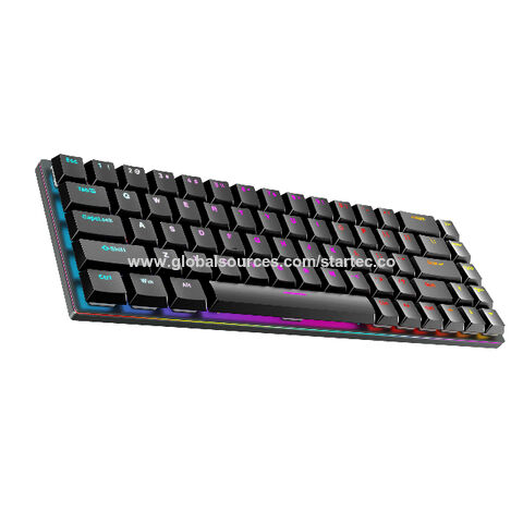 Clavier Mécanique Sans Fil Flow2 Low Profile - Alliage Aluminium, Switches Tactiles, Rétroéclairage, 3 Modes (Bluetooth/2.4GHz/filaire), Pour Windows/Mac
