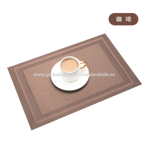 Sets de table occidentaux pour dîner, tapis tissé d'isolation de table, vaisselle pour la maison et l'hôtel