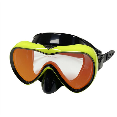 Hochwertige Tauchmaske mit gehärtetem Sicherheitsglas für Speerfischen, Schnorcheln und Tauchen