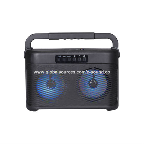 Buy Wholesale China Dual 4 Inch Led Light Bluetooth Speaker Portable ...