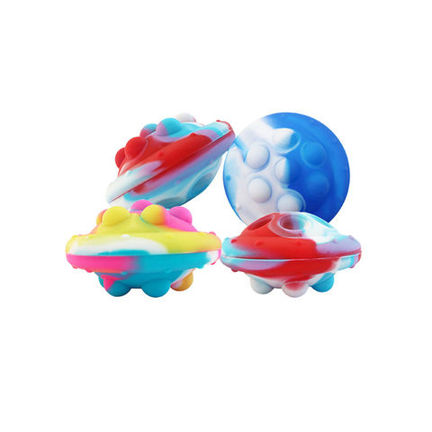 Pop It - Fidget juguete anti estrés burbuja juguete de silicona
