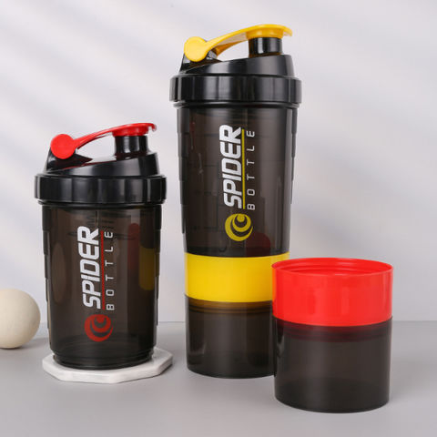 Wholesale 500 Ml BPA Free PP Plastic Fitness Shaker Bottle with Protein  Powder Box - China Mixer Cup and Shake Bottle price