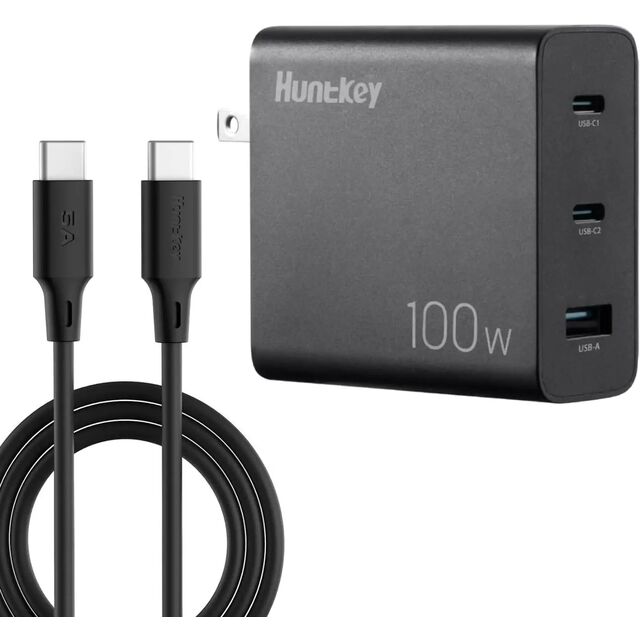 100W USB C Charging Station - 6 Port (3x USB-C + 3x USB-A) Fast Charger For Multiple Devices