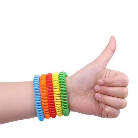 Lot de 10 Bracelets Anti-Moustiques Sans DEET Bandes Étanche
