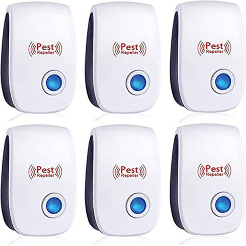 Repelentes Ultrassônicos de Pragas Eletrônicos Plug-in Sonic Repellent Controle de Pragas para Insetos