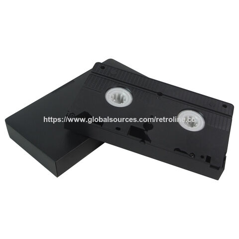 Fita cassete de alto desempenho preço de fábrica por atacado fita de vídeo VHS preta for sale at factory direct price