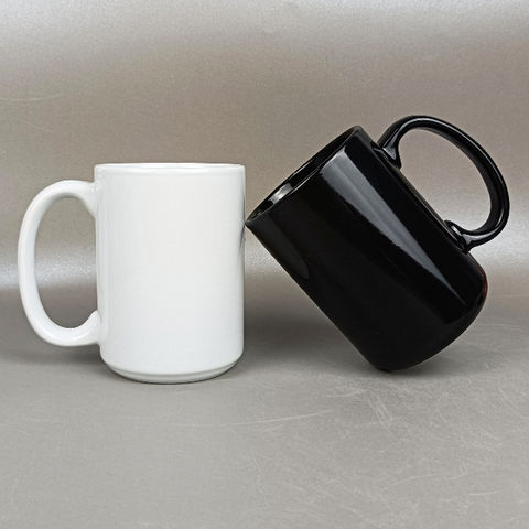 Buy Wholesale China 15 Oz Sublimation Blank Mugs White Black