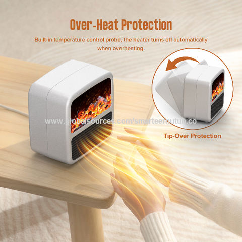 Buy Wholesale China Patented 1000-1500w Fireplace Desktop Portable Mini  Heater Electric Ceramic Fireplace Heater & Fireplace Heater at USD 20