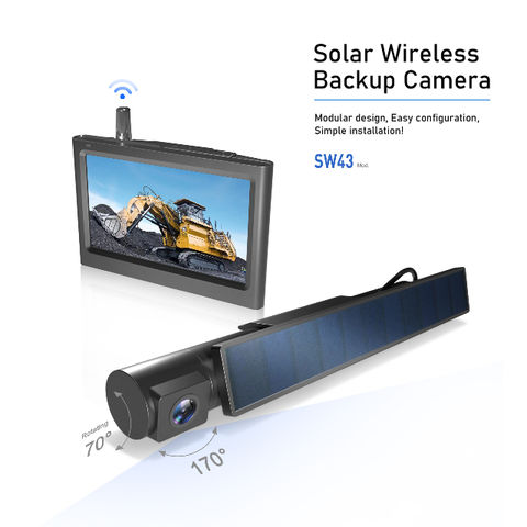 Caméra de recul solaire sans fil, Caméras et radars de recul