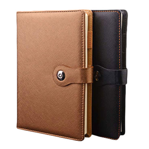 Buy Wholesale China High Quality Leather Notebooks With Embossed Logo ...