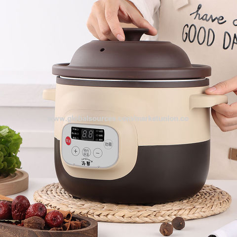 Slow Cooker Ceramic Cooking Pot - 6.5L