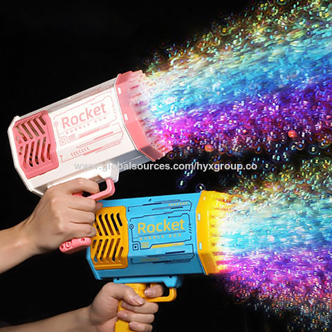 32-Hole Electric Bubble Gun Automatic Gatling Bazooka Bubble Maker Machine  Children Gift Summer Outdoor Soap Bubbles Blower Toy