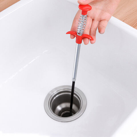 Outil de débouchage de drain flexible avec griffe de préhension, outil de ramassage avec tuyau flexible à 4 griffes