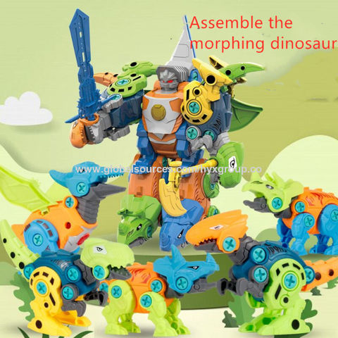 Neues montiertes Tyrannosaurus-Modell, transformierbarer Dinosaurier-Roboter, Spielzeug für Kinder, Dinosaurier-Spielzeug-Geschenk for sale at factory direct price