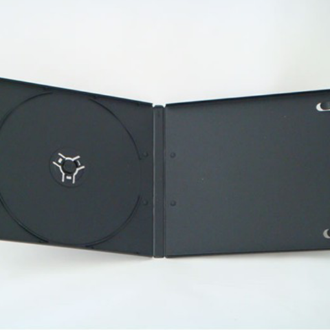 Buy Wholesale China Square 10mm Vcd Case Short Spine Single Black Dvd ...