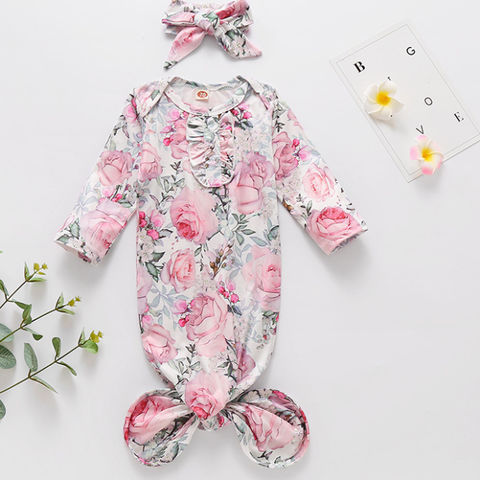 Compre Ruffle Algodão Bebê Recém-nascido Amarrado Sack Sack Infantil Knot  Vestidos Knotted Dormir Desgaste Do Bebê Saco De Dormir e Vestidos De Bebê  de China por grosso por 1.88 USD