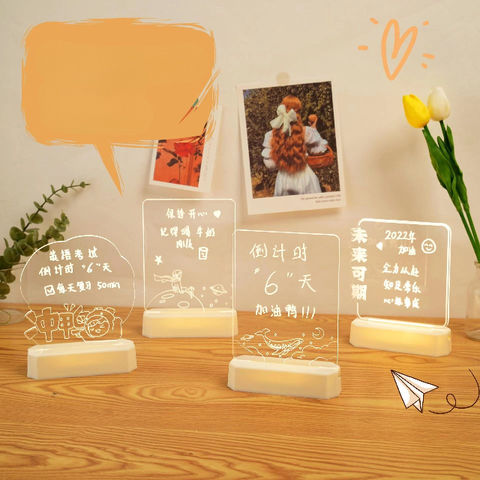 Buy Wholesale China Night Light Instagram Erasable Notepad Luminous ...