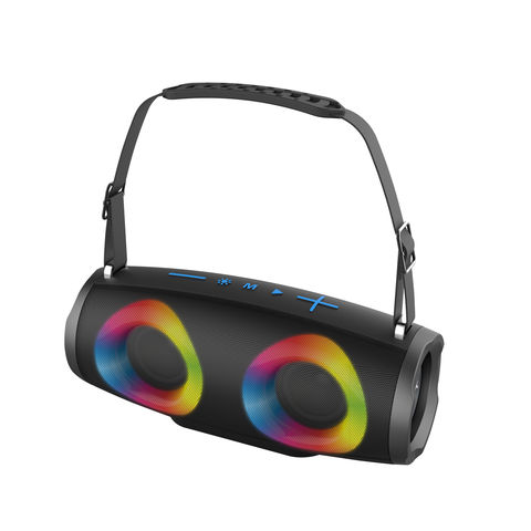 Buy Wholesale China Rgb Outdoor 2.8 Quality With | Global Surround & Portable Sources Sound Hifi Light Speaker Speaker Straps at USD Degree 360 Led Mini Boombox Bluetooth