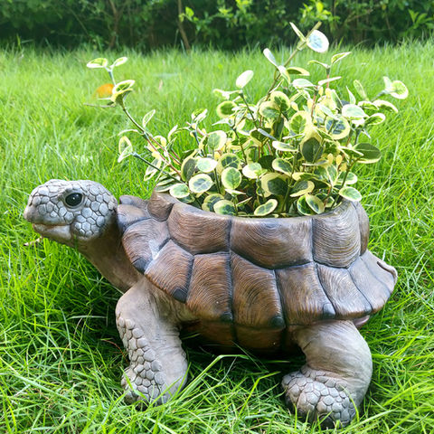 Kaufen Sie China Großhandels-Schildkröte Garten Pflanzgefäß Für Innen Und Außen, Polyresin Blumentopf Statue, Gärtner Geschenk, Gartendeko Figur und Pflanzer zu einem Preis von $3.6 USD