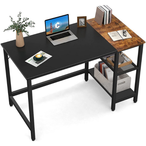 Computer Desk,home Office Computer Small Study Writing Desk With Wooden ...