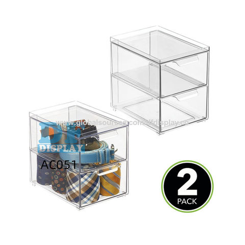 Buy Wholesale China Stackable Storage Containers Box With 2 Pull-out ...