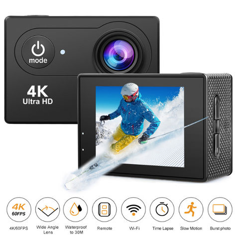 Caméra Sportive Étanche 30M 170° HD 1080P Wifi Time Lapse Multi