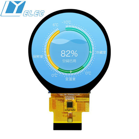 round tft lcd module code factory