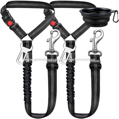 Ceinture de Sécurité pour Chien de Voiture, 1 Pièce, Réglable, Durable, Appuie-Tête, Harnais de Sécurité pour Chien et Animal de Compagnie for sale at factory direct price