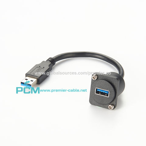 USB C Extender Panel Mount Port Connector Socket Jack Coupler