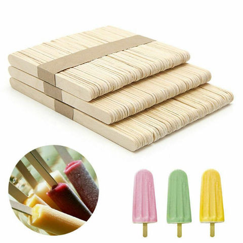 Ice Cream Wooden Stick White Birch Popsicle Machine Popsicle Stick Sale -  China Wooden Stick and Stick price