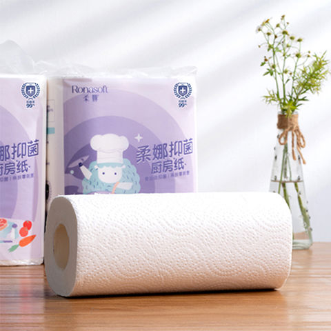 Buy Wholesale China Kitchen Paper Towels Rolls Highly Absorbent Kitchen  Paper & Kitchen Tissue Paper at USD 0.68