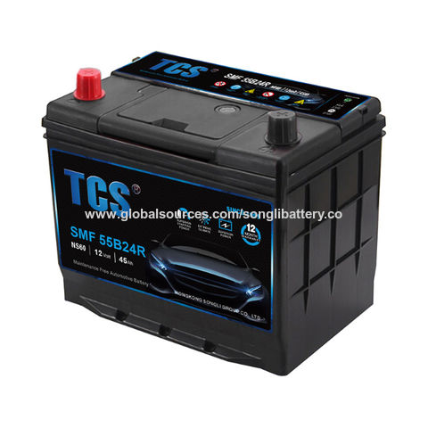 Buy Wholesale China Most Popular Car Battery 12v 45ah 55b24r Lead Acid  Maintenance Free Car Battery Korea Standard & Maintenance Free Car Battery  at USD 18.55