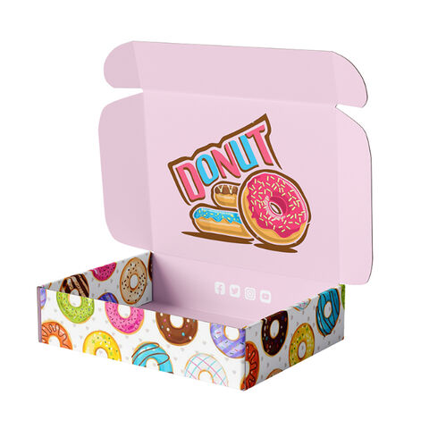 Cajas de Envío Personalizadas al por Mayor Baratas, Empaques Personalizados para Panadería, Paquetes para Donas