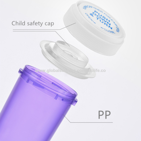 childproof prescription bottle organizer plastic medicine