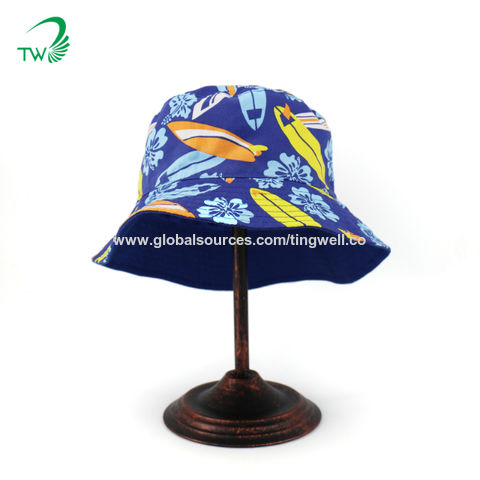 Buy Wholesale China Cotton Floral Printed Sun Hats For Children's