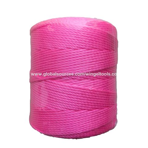 حبل PP / خيط PP / خيوط PP وردي نيون for sale at factory direct price