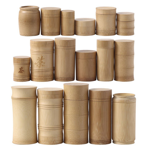 Tarro de Bambú con Tapa a Medida OEM ODM, Envases de Bambú, Soporte de Bambú, Recipiente de Bambú, Tubo de Bambú for sale at factory direct price