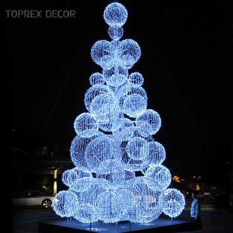 Buy Wholesale China Toprex Decor Waterproof Giant Led Ball Tree 3d ...