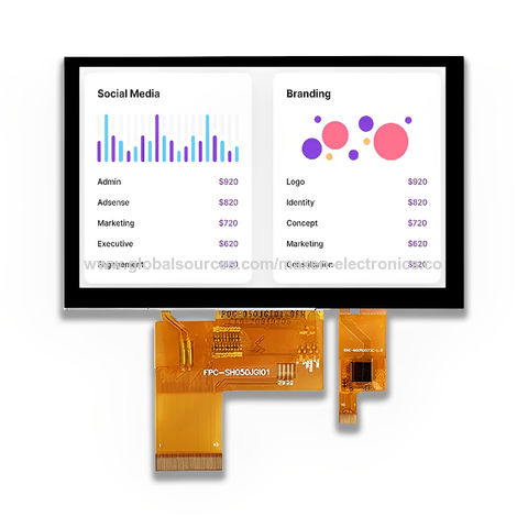 pcap tft display brands