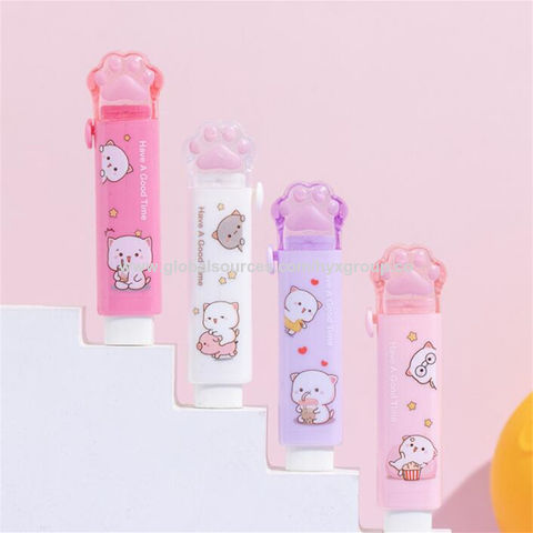 Goma de Borrar Portátil con Diseño de Pata de Gato Kawaii, Gomas de Borrar Lindas para Niños, Material Escolar y de Oficina al por Mayor for sale at factory direct price