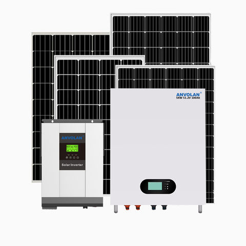 Buy Wholesale China 48v 5kw Solar Energy System Lifepo4 Battery 5kw ...