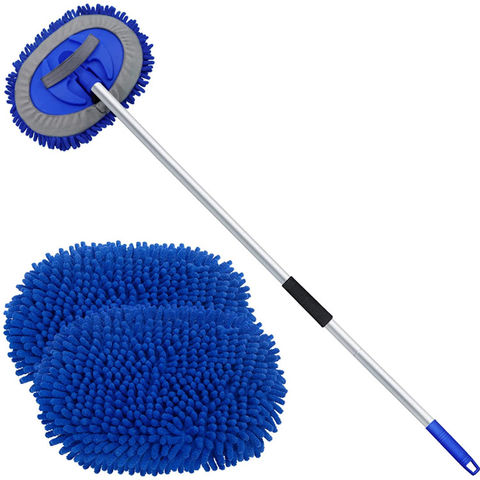Adjustable Telescopic Car Wash Brush Kit Mop Long Handle Vehicle Cleaning  Tool