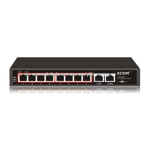 Buy Wholesale China 8 Ports 10/100/1000m Poe + 2 Gigabit Ethernet ...