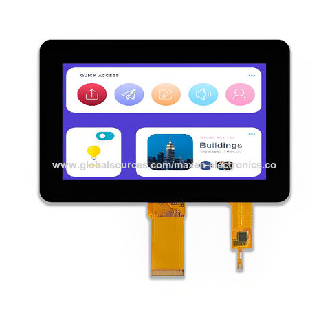 Buy China Wholesale 7 Inch Tft Lcd Panel 1024x600 Ips Display With Pcap ...