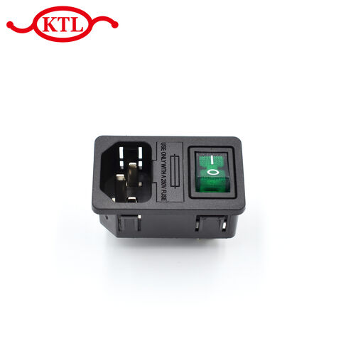 Enchufe de alimentación AC 10A 250V HD14-9P1 de 3 pines a precio de fábrica económico